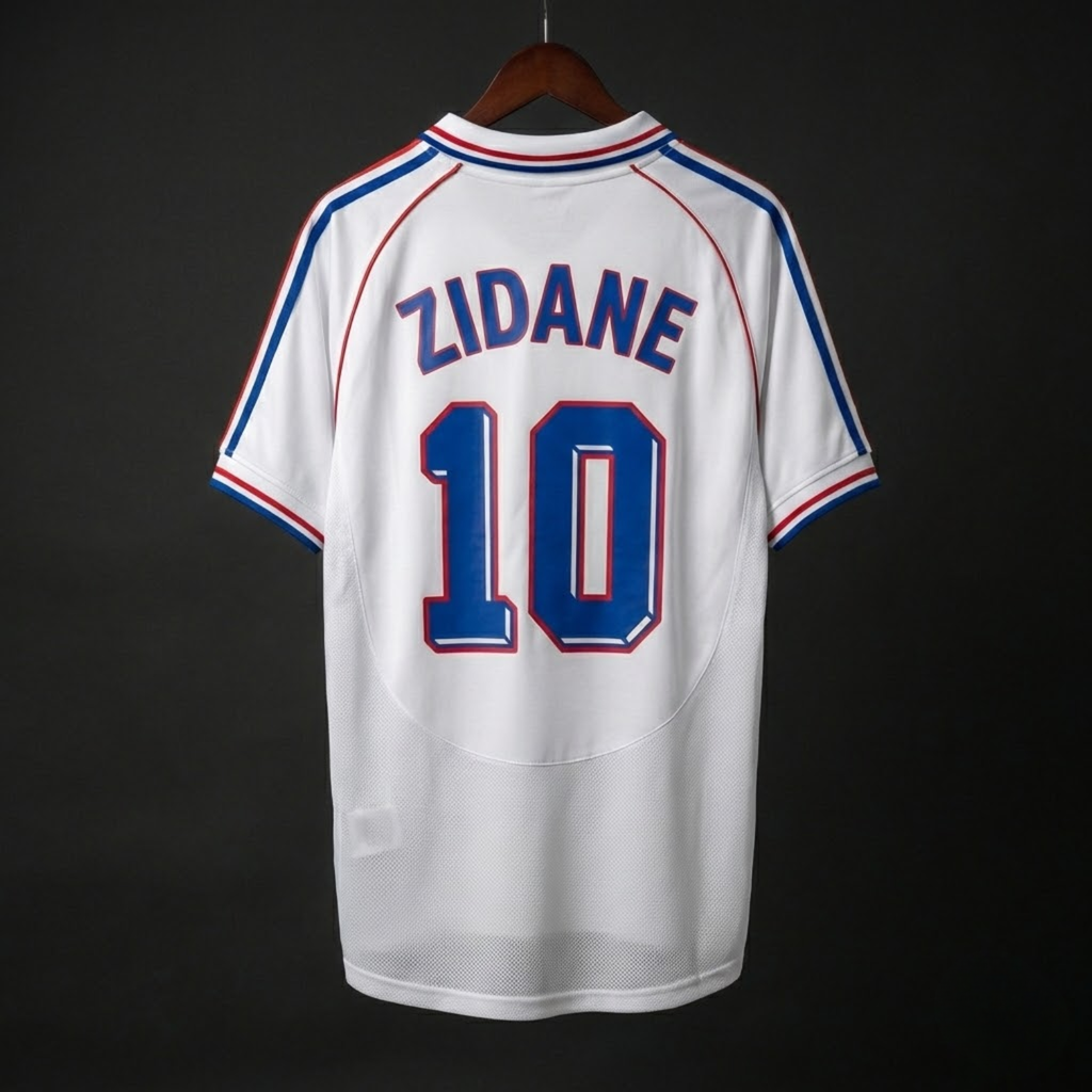 France 1998 Away Shirt - Zinedine Zidane #10 Edition