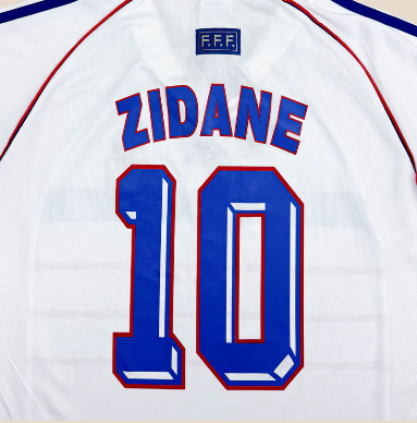 France 1998 Away Shirt - Zinedine Zidane #10 Edition
