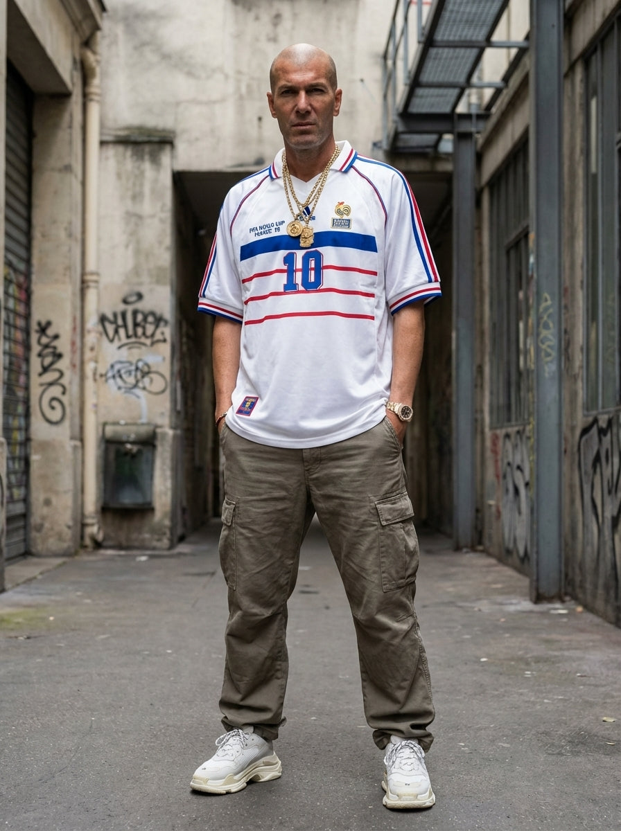 France 1998 Away Shirt - Zinedine Zidane #10 Edition